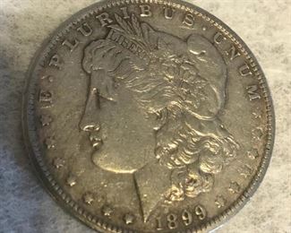 1899 Morgan Silver Dollar -O-