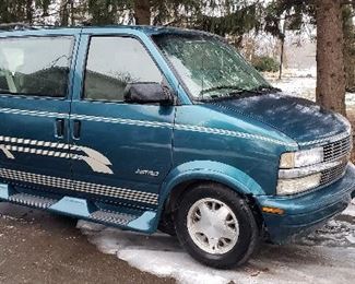 1996 Astro Conversation Van.  (Available To Be Purchased Prior To Sale Weekend)