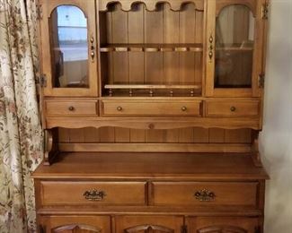015 Vintage Maple Hutch