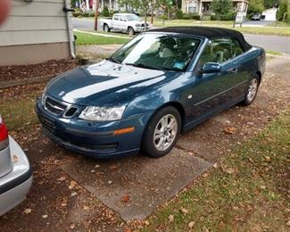 2007 Saab 2.0 Convertible. 28,000 miles, Bought From Original Owner.  $11,995