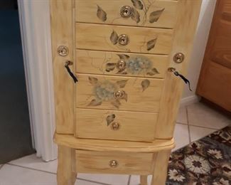 Beautiful jewelry armoire