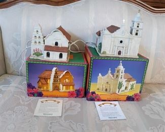 San Diego de Alcala and San Luis Rey lighted missions