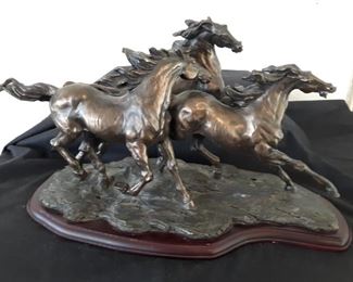 Veronese Bronze Wild Horses of Camargue