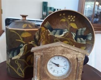 Raymond Waites decor and clock