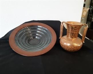 Rustic Bowl and vase