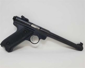 532	

Ruger Mark I .22lr Semi-Auto Pistol
NO CA
Serial Number: 10-87907
Barrel Length: 6.75"

NO CA BUYERS! Out of state only!

$25 out of state shipping for a single handgun purchase with out insurance. Insurance cost varies by purchase amount. Shipping cost for multiple handguns or with rifles will also vary.