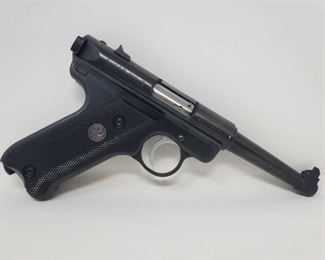 534	

Ruger MKII .22LR Semi-Auto Pistol with Case
NO CA
Serial Number: 221-82752
Barrel Length: 4.75"

NO CA BUYERS! Out of state only!

$25 out of state shipping for a single handgun purchase with out insurance. Insurance cost varies by purchase amount. Shipping cost for multiple handguns or with rifles will also vary.