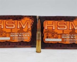 #824 • 80 Rounds Of HSM .338 LAPUA - 300 Grain