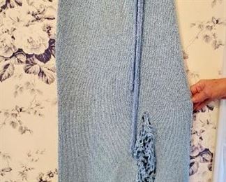 Vintage Boho Marina  Creations  of California knitted and crocheted dress. 