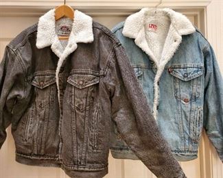 Vintage Levi's denim and wool jackets
