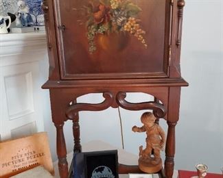 Antique, copper lined humidor
