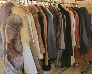 Coats: leather, fur, faux fur, cashmere, wool, vintage ponchos and jackets