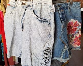 Vintage Gino's shorts and Thalia skirt