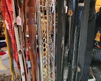 Belts of many styles