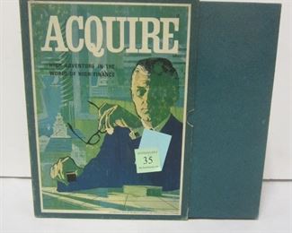 1962 ACQUIRE BOARD GAME