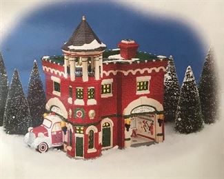 Dept. 56 Snow Village - Fire Station # 3 and more!