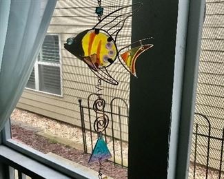 Fun, unique art pieces throughout the house - folk art, original art, and other decorative items for your home.