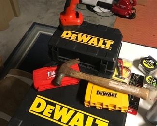 Several DeWalt and Black and Decker tools. Need a leaf blower? We have one. Need ladders or step ladders? We got some.