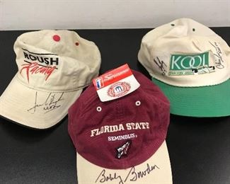 Signed NASCAR items still available.