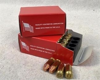 Mfg - (2 times the bid) 75gr
Model - CNC Milled Self Defense
Caliber - 380 Auto
Located in Chattanooga, TN
Condition - 1 - New
This lot contains two 20 round boxes of reloaded - 380 ACP cartridges have factory seconds solid copper 75gr projectiles that are CNC machined to create and inflict maximum damage and terminal velocities.