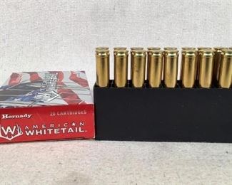 Mfg - (20) Hornady
Model - American Whitetail
Caliber - 7mm REM MAG 139 grain
Located in Chattanooga, TN
Condition - 1 - New
This is a lot on (20) Hornady 7mm Rem Mag American Whitetail 139 grain. Loaded with Hornadys famous InterLock bullets and optimized loads specifically for deer hunting, these round were designed with the intent of taking a prize-winning harvest