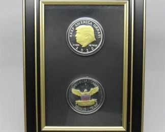 3 Image(s)
Located in: Chattanooga, TN
Framed Novelty Coins
Trump Novelty Coins
Black Background