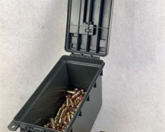 Mfg - (250) .45 ACP 230gr
Model - Full Metal Jacket Ammo
Located in Chattanooga, TN
Condition - 1 - New
This is a 250 count box of 230 grain .45 ACP FMJ ammunition, ideal for range use/target practice. Comes in reusable polymer ammo can.