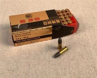 Mfg - (50) RWS R 50 40gr
Model - 22 LR Premium Ammo
Located in Chattanooga, TN
Condition - 1 - New
The RWS R 50 ammunition is the choice of many Olympic champions, this ammo is primarily used for under 100m events at the Olympics.
