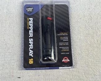 4 Image(s)
Mfg - Street Wise
Model - Pepper Spray 18
Located in Chattanooga, TN
Condition - 1 - New
This is a new in box Street Wise Pepper Spray 18, featuring ultra violet identifying dye, safety lock, and a keychain. This is perfect for those who are unable to carry a firearm and need quality protection!