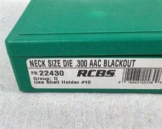 Mfg - RCBS
Model - Neck Size Die
Caliber - 300 Blackout
Located in Chattanooga, TN
Condition - 2 - Like New, In Box
In this lot we have a Neck Sizer Die designed to size only the neck of the case not the shoulder or the body. The decapping pin will also remove spent primers. Save time and save money with high quality reloading products from RCBS.
