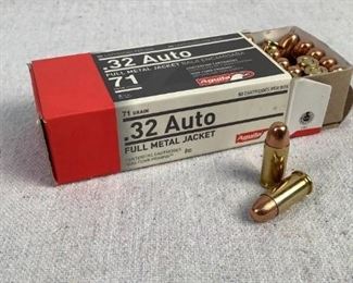 Mfg - (50) Aguila 71gr
Model - .32 Auto FMJ ammunition
Located in Chattanooga, TN
Condition - 1 - New
This is a 50 count box of Aguila 71 grain .32 Auto FMJ ammunition, ideal for range/target practice purposes.