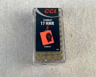 Mfg - (50) CCI V-Max
Model - 17gr 17 HMR
Caliber - Ammunition
Located in Chattanooga, TN
Condition - 1 - New
This is a 50 count brick of CCI V-Max 17 grain polymer tipped 17 HMR ammunition, ideal for small game hunting.