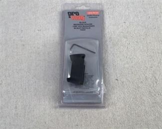 Mfg - ProMag Mag spacer
Model - for Glock 26
Located in Chattanooga, TN
Condition - 2 - Like New, In Box
This is a ProMag Glock magazine spacer for Glock 19/23 magazine use in 26/27 pistols. This spacer makes an extended magazine on a glock 26/27 feel like an extension of the grip.