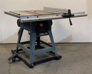 Located in: Chattanooga, TN
MFG Delta
Model 36-650
Ser# P0137
10" Professional Table Saw With Dolly
Motor Specs: 1.5HP, 115/230V, 7.5/15A, 60Hz, Phase , RPM: 3450
**Sold As Is Where Is **

SKU: T-FLOOR