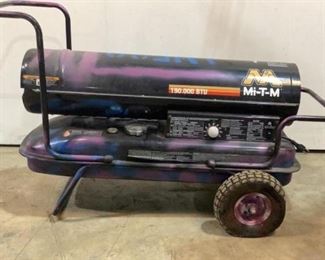 Located in: Chattanooga, TN
MFG Mi-T-M
Power (V-A-W-P) V-120, Hz - 60, A-2.7, Single Phase
Forced Air Blower
Multi- Fuel
190K BTU
Fuel Tank Capacity -13 Gallon
*Sold As Is Where Is*

SKU: V-4-A
Tested - Works