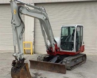 located in: Chattanooga, TN
Yr 2017
MFG Takeuchi
Model TB290
Ser# 185103502
Excavator
Hours - 54.9
Bucket Width - 22"W
Grader Blade Width - 8’W
Max Reach - 18’
Max Lifting Cap - 13,753 lbs
Motor spec-
MFR - Yanmar
Model - 4TNV98CT-WTB
Engine number - 36971
Displacement- 3.318
Diesel
Max Machine Mass - 96,000 kg
AC Works
Dry Rot on Treads
*Sold As Is Where Is*
Runs and Operates