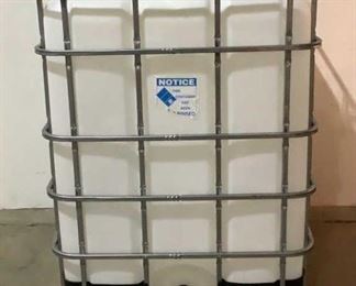 Located in: Chattanooga, TN
300 Gallon IBC Tote
Size (WDH) 47 1/2"W x 39 1/4"D x 53 1/2"H
**Sold As Is Where Is**

SKU: P-6-B