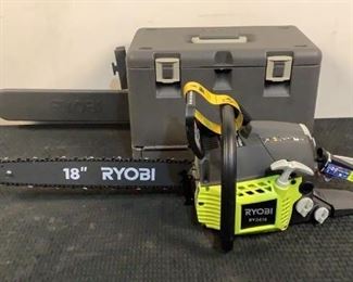 Located in: Chattanooga, TN
Condition "Return, Unused"
MFG Ryobi
Model RY3818
Ser# EU19076D021132
Power (V-A-W-P) 38cc
18" Chain Saw
*Sold As Is Where Is*