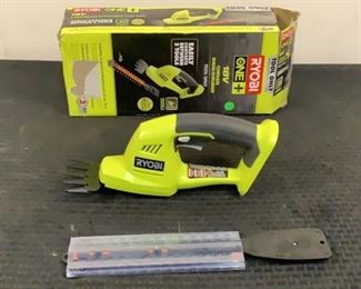 Located in: Chattanooga, TN
Condition "Return"
MFG Ryobi
Model P2900
Ser# EU20122N190446
Power (V-A-W-P) 18V
Cordless Shear/Scrubber
With Attachment
Battery And Charger Not Included
*Sold As Is Where Is*

SKU: L-4-A
Tested-Works