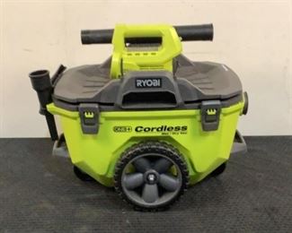 Located in: Chattanooga, TN
Condition "Return"
MFG Ryobi
Model P770ID
Ser# LV20273D072095
Power (V-A-W-P) 18V
Cordless Wet/Dry Vac
Missing Hose
Battery & Charger Not Included
*Sold As Is Where Is*

SKU: L-4-A
Tested-Works