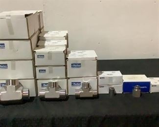 Located in: Chattanooga, TN
MFG Parker
Boxes of Stainless Steel Pipe Fittings
**Some Boxes Are Open And Are Not Full Quantities**
Lot Includes:
(12) Boxes Of 24 JW-SS
(12) Boxes Of 20 JW-SS
(2) Boxes Of 12 HW-SS
(1) Box Of SS-12-TSW-7-12
(1) Box Of 16 HW-SS
**Sold as is Where is**

SKU: R-4-C