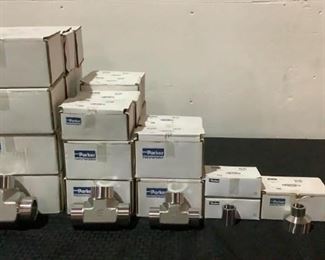 Located in: Chattanooga, TN
MFG Parker
Boxes of Stainless Steel Pipe Fittings
**Some Boxes Are Open And Are Not Full Quantities**
Lot Includes:
(12) Boxes Of 24 JW-SS
(12) Boxes Of 20 JW-SS
(4) Boxes Of 16 JW-SS
(2) Boxes Of 12 HW-SS
(1) Box Of 24-12 HW-SS
(1) Box Of 16 HW-SS
**Sold as is Where is**

SKU: R-4-C