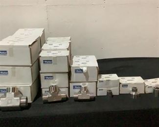 Located in: Chattanooga, TN
MFG Parker
Boxes of Stainless Steel Pipe Fittings
**Some Boxes Are Open And Are Not Full Quantities**
Lot Includes:
(12) Boxes Of 24 JW-SS
(12) Boxes Of 20 JW-SS
(4) Boxes Of 16 JW-SS
(2) Boxes Of 12 HW-SS
(1) Box Of 24-12 HW-SS
(1) Box Of 16 HW-SS
**Sold as is Where is**

SKU: J-6-B