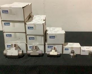 Located in: Chattanooga, TN
MFG Parker
Boxes of Stainless Steel Pipe Fittings
**Some Boxes Are Open And Are Not Full Quantities**
Lot Includes:
(12) Boxes Of 24 JW-SS
(12) Boxes Of 20 JW-SS
(4) Boxes Of 16 JW-SS
(1) Boxes Of 12 HW-SS
(1) Box Of 24-12 HW-SS
**Sold as is Where is**

SKU: J-6-B