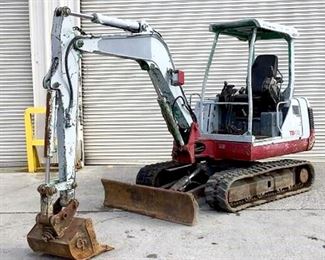 Located in: Chattanooga, TN
Yr 1999
MFG Takeuchi
Model TB135
Ser# 3510654
Excavator
**Boom Pivot Does NOT work**
**Boom has Cylinder Leak**
Hours - 3,885
Track Width - 14"
Machine Mass - 3.3 Tons
Engine Power - 20.7 kw
Bucket Width - 22"W
Grader Blade Width - 64"W
Motor MFR - Yanmar
Engine Model - 3TNE88-ETB
Diesel
*Sold As Is Where Is*
Runs and Operates