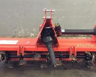Located in: Tullahoma, TN
MFG Land Pride
Model RTA1258
Rotary Tiller
Recommended Tractor HP: 15-40 Hp
Weight: 448 lbs
Width From End Plates: 58in
Overall Width: 63in
3-Point Hitch Type: Category 1, Adjustable Lower Hitch Clevis w/ Plated Pins Fits Land Pride Quick Hitch
Sideshift Capabilities: Up to 7in (Must be centered if using quick hitch)
Sideshift Centered: 29in
Sideshift Right: 22-36in
Sideshift Left: 36-22in
Number of Flanges: 7
Number of Tines per Flanges: 4
Tine Construction: Alloy Heat Treated “C” Shaped Blades
Rotor Rotation: Forward Rotation
Rotor Swing Diameter: 15in
Rotor Shaft Speed: 211 rpm @ 540 rpm power take-off
Rotor Bearing Mounts: Machined Cast Iron
Skid Shoes: Adjustable
Storage Stands: Adjustable
Rear Tailgate: Adjustable Rear Tailgate
**Sold as is Where is**
CCR14617
Runs and Operates
