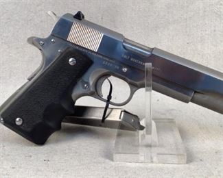 Serial - SS40736
Mfg - Colt
Model - MK IV Series 80
Caliber - 45 Auto
Barrel - 5"
Capacity - 8
Magazines - 2
Type - Pistol
Located in Chattanooga, TN
Condition - 3 - Light Wear
This lot contains a Colt MK IV Series 80 chambered in 45 Auto. This Colt is in really nice condition and has hogue wrap around grips and comes with two 8 round magazines.

(LEO SEARCH & SEIZURE)