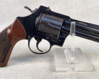 Serial - 47603
Mfg - Sportarms
Model - HS 38S
Caliber - 38 Special
Barrel - 4"
Capacity - 6
Type - Revolver, Double Action
Located in Chattanooga, TN
Condition - 4 - Aged, Heavy Wear
This Sportarms HS 38S was manufactured in West Germany and imported to the United States. This revolver has a blued finish and wooden grips.

(LEO SEARCH & SEIZURE)