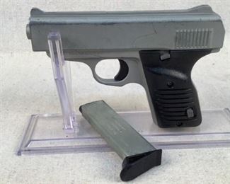 Serial - FS098532
Mfg - Cobra
Model - FS380
Caliber - .380
Magazines - 1
Type - Pistol
Located in Chattanooga, TN
Condition - 4 - Aged, Heavy Wear
This lot contains a Cobra FS380 chambered in .380. This pistol has a nickel finish and black plastic grips.

(LEO SEARCH & SEIZURE)