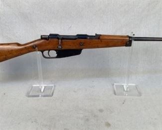 Serial - RB2492
Mfg - FNA-B
Model - Carcano (Sporterized)
Caliber - 7.92 Mauser
Barrel - 17.5"
Type - Rifle, Bolt Action
Located in Chattanooga, TN
Condition - 3 - Light Wear
This FNA-B produced Carcano rifle was more than likely converted post WW2 to 8mm Mauser or 7.92 mauser. This rifle at some point was sporterized, but done tastefully so. This rifle is in great shape for it's age.

(LEO SEARCH & SEIZURE)